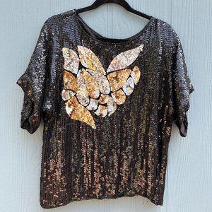 JBL Silk and Sequin Blouse